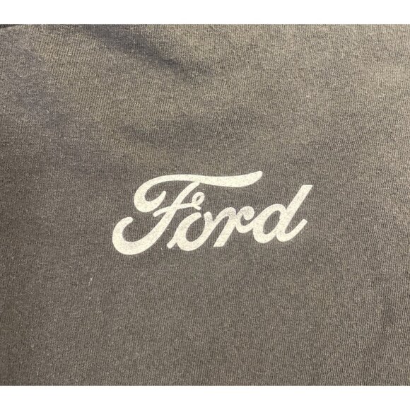 XL Black Delta Pro Weight Ford T-Shirt Texas Graphic On Back - Picture 2 of 7